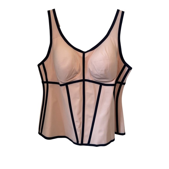 Honeylove Boldness Tank Corset Shapewear Top Size 3X NEW Blush Nude Black